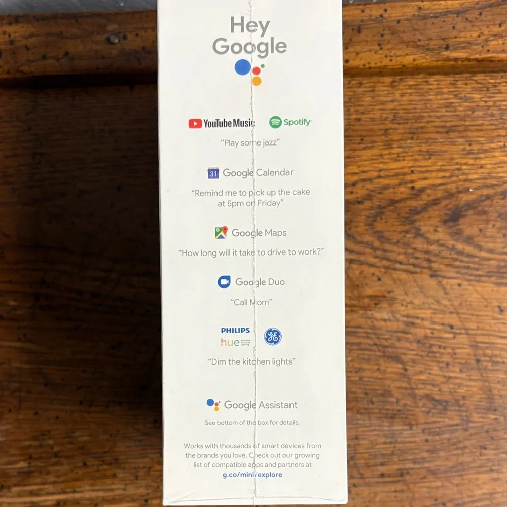 Google Smart Speaker Box - White
